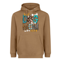 Toasted Coconut Best Dog Mom Ever Heavyweight Hoodie - texasbilliewilder