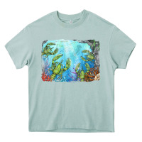 Arona lobster background Heavy Core Tee - BarkalooDesign