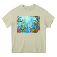 Mossy lobster background Heavy Core Tee - BarkalooDesign