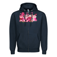Navy cancer coffee cups Zipper Hoodie - LillyAllenDesigns