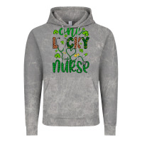 Cloud Rock Leopard Glitter One Lucky Nurse Vintage Hoodie - Artiststas