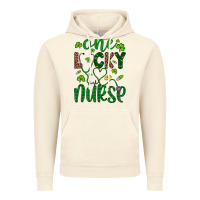 Vintage Artic Leopard Glitter One Lucky Nurse Vintage Hoodie - Artiststas
