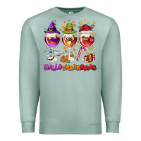 Seafoam Hallothanksmas wine glasses Premium Sweatshirt - NancyCooperArtShop