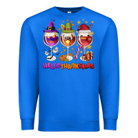 True Royal Hallothanksmas wine glasses Premium Sweatshirt - NancyCooperArtShop