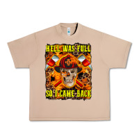 Burro Western Hell Was Full So I Came Back Urban Heavy Tee - LillyAllenDesigns