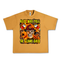 Peanut Butter Western Hell Was Full So I Came Back Urban Heavy Tee - LillyAllenDesigns