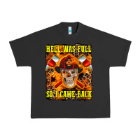 Pigment Black Western Hell Was Full So I Came Back Urban Heavy Tee - LillyAllenDesigns