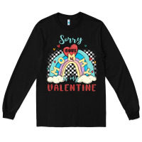 Black sorry boys mommy is valentine Long Sleeve Tee - MaliasSmallBusiness