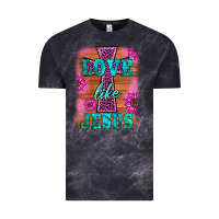 Cloud Black love like jesus Vintage Tee - BarkalooDesign