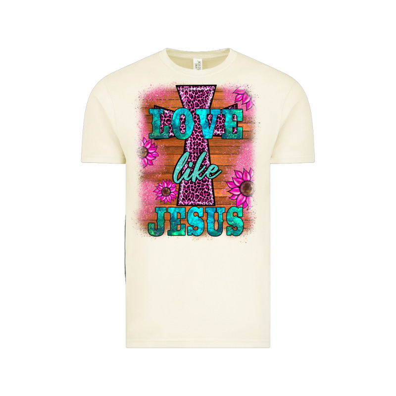 Love Like Jesus Vintage Tee by BarkalooDesign | Teevron