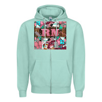 Seafoam rn Zipper Hoodie - LillyAllenDesigns