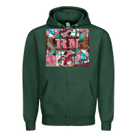 Sports Green rn Zipper Hoodie - LillyAllenDesigns