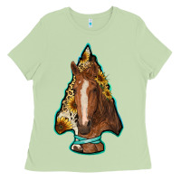 Matcha arrowhead horse Ladies Tee - RanaPortraitStore