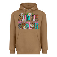 Toasted Coconut Auntie Like a Mom Only Cooler Heavyweight Hoodie - texasbilliewilder
