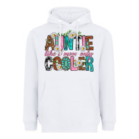 Auntie Like A Mom Only Cooler Heavyweight Hoodie | Teevron