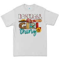 Dove Grey baseball it's a girl thing Premium Tee - HRA Design Shop