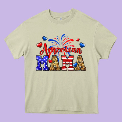American Mama Heavy Core Tee Designed By Neo Western