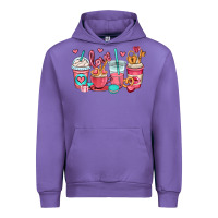 Tulip valentines day coffee cups (1) Urban Hoodie - OliviaCreatesArt