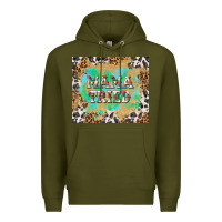 Army Green mama tried with leopard and cowhide tumbler tbs Premium Hoodie - TumblerDesignByShophia