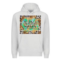 Dove Grey mama tried with leopard and cowhide tumbler tbs Premium Hoodie - TumblerDesignByShophia