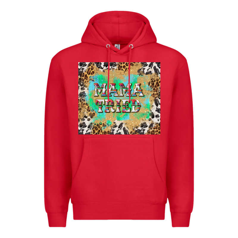 Mama Tried With Leopard And Cowhide Tumbler Tbs Premium Hoodie by TumblerDesignByShophia | Teevron