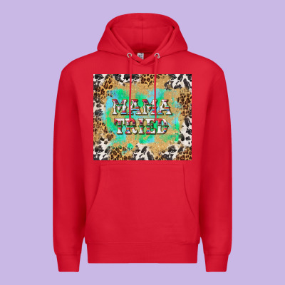 Mama Tried With Leopard And Cowhide Tumbler Tbs Premium Hoodie Designed By Tumblerdesignbyshophia