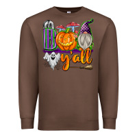 Chestnut Boo Y'all Premium Sweatshirt - texasbilliewilder