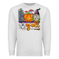Oatmeal Heather Boo Y'all Premium Sweatshirt - texasbilliewilder