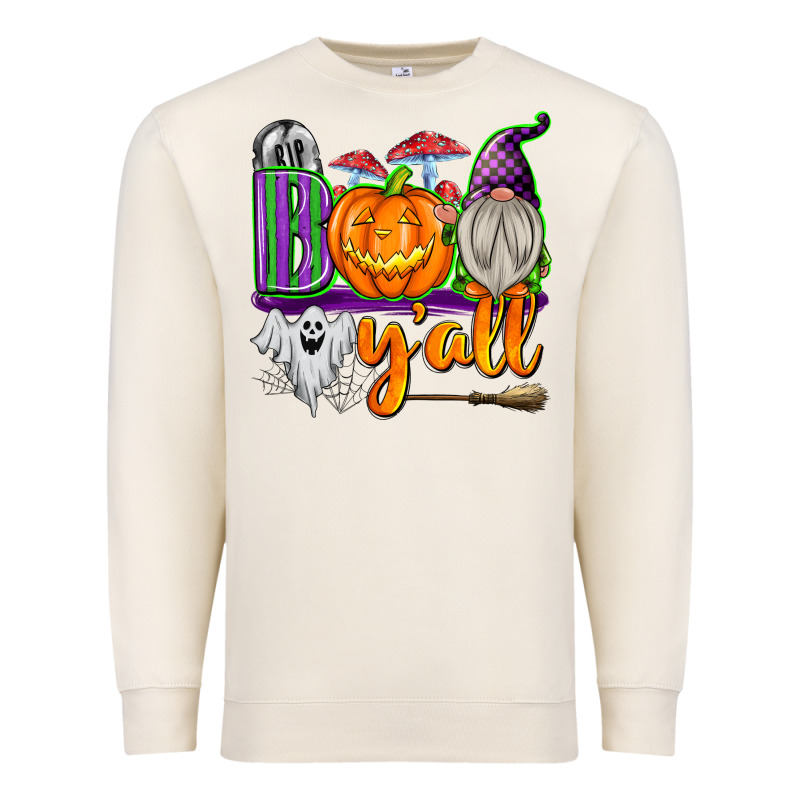 Boo Y'all Premium Sweatshirt by texasbilliewilder | Teevron
