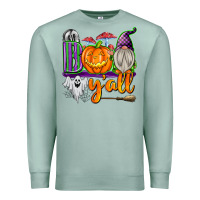 Seafoam Boo Y'all Premium Sweatshirt - texasbilliewilder