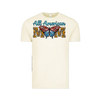 Vintage Arctic all american mom american flag butterfly Vintage Tee - LillyAllenDesigns