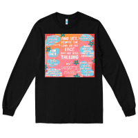 Black sarcastic quotes Long Sleeve Tee - MaliasSmallBusiness