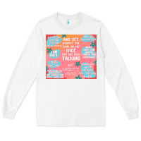 White sarcastic quotes Long Sleeve Tee - MaliasSmallBusiness