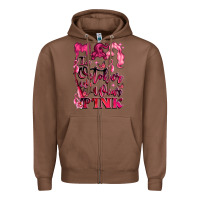 Chestnut in october we wear pink Zipper Hoodie - LillyAllenDesigns