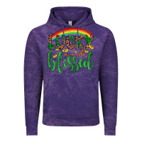 Cloud Purple Western St. Patrick's Rainbow Lucky And Blessed Vintage Hoodie - Artiststas