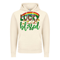 Vintage Artic Western St. Patrick's Rainbow Lucky And Blessed Vintage Hoodie - Artiststas