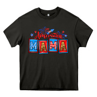 Asphalt American mama Heavy Core Tee - Neo Western