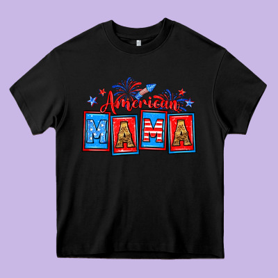 American Mama Heavy Core Tee Designed By Neo Western