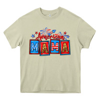Mossy American mama Heavy Core Tee - Neo Western