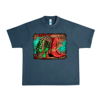 Midnight Navy country boots Christmas Urban Heavy Tee - Jasminsmagicworld