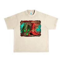 Sandshell country boots Christmas Urban Heavy Tee - Jasminsmagicworld