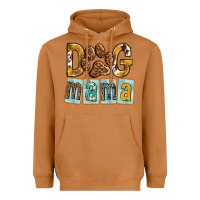 Meerkat Dog Mama with Paw Heavyweight Hoodie - texasbilliewilder