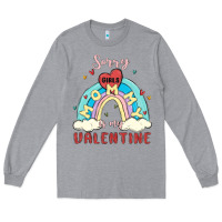 Heather Grey sorry girls mommy is valentine Long Sleeve Tee - MaliasSmallBusiness