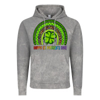 Cloud Rock Happy St. Patrick's Day Shamrock Rainbow Vintage Hoodie - Artiststas
