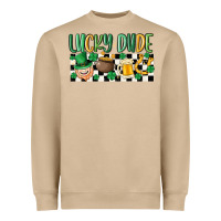 Mushroom lucky dude Heavyweight Sweatshirt - MaliasSmallBusiness