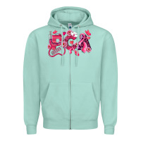 Seafoam pca breast cancer patient care assistant Zipper Hoodie - LillyAllenDesigns