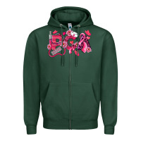 Sports Green pca breast cancer patient care assistant Zipper Hoodie - LillyAllenDesigns