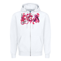 White pca breast cancer patient care assistant Zipper Hoodie - LillyAllenDesigns