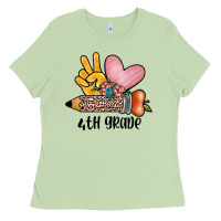 Matcha peace love 4th grade Ladies Tee - JahusDesignShop