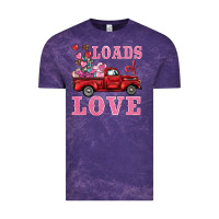 Cloud Purple loads of love truck Vintage Tee - BarkalooDesign